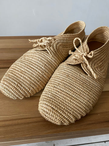 Carrie Forbes Raffia Loafers 38