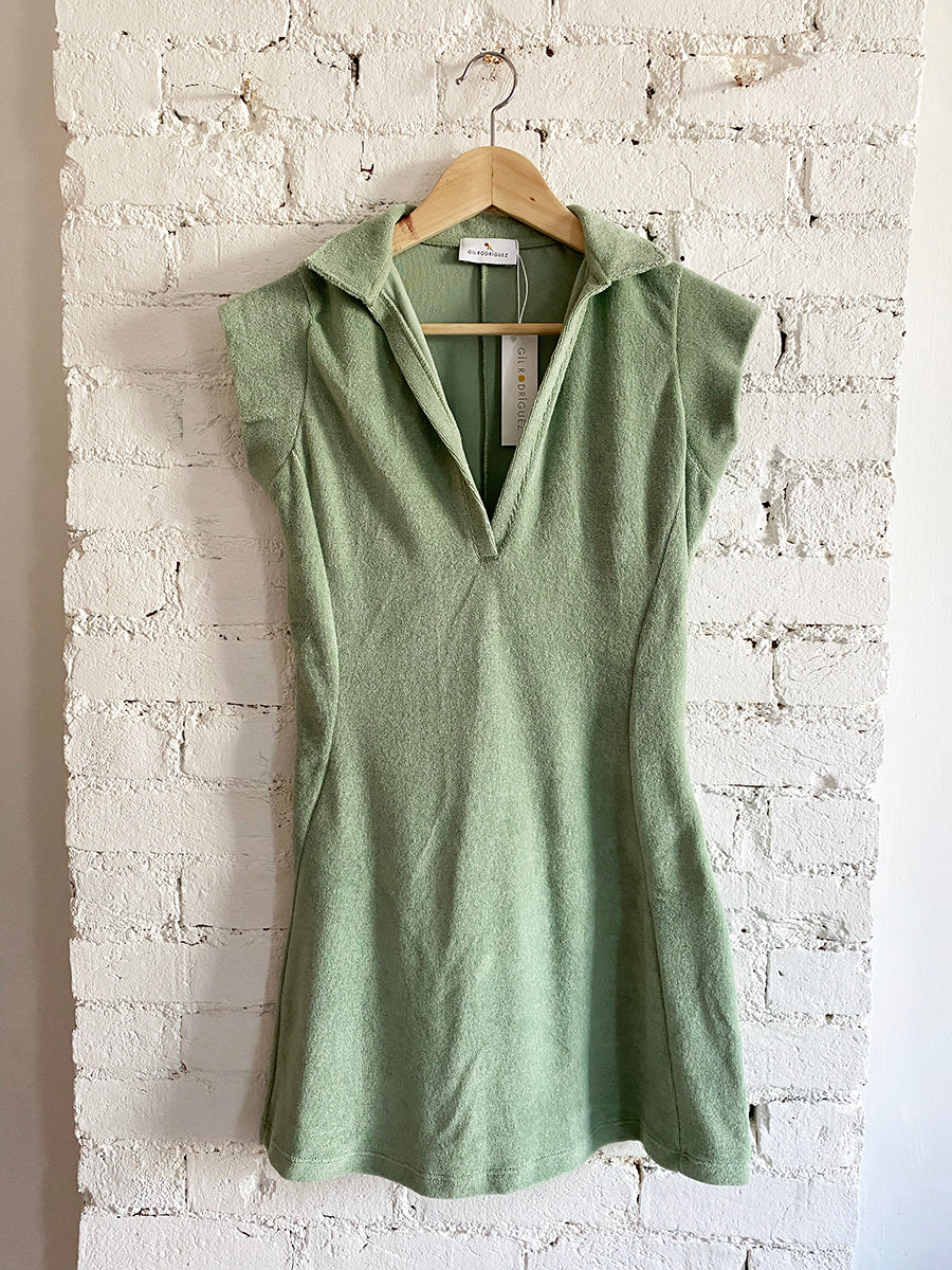 Gil Rodriguez Terry Tennis Mini Dress NOIROHIO VINTAGE Gil Rodriguez Terry Tennis Mini Dress NOIROHIO VINTAGE