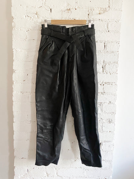 Free People NWT Leather Pants
