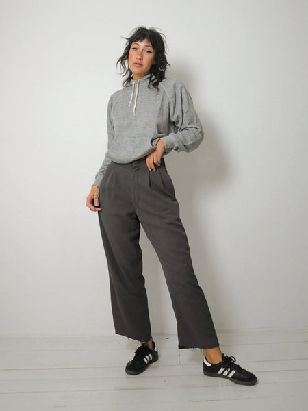 1950's Charcoal Trousers 27x27.5