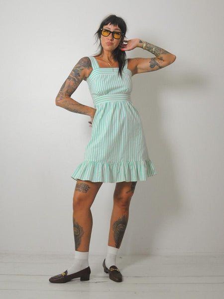 1980's Lanz Striped Sundress