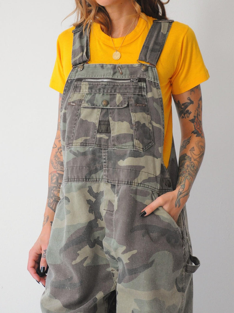 Woodland Camo Liberty Overalls NOIROHIO VINTAGE