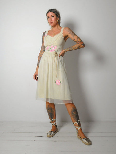 1950's Garden Party Prom Dress