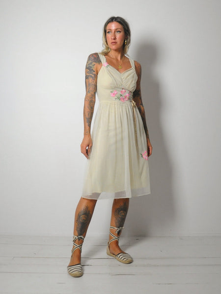 1950's Garden Party Prom Dress