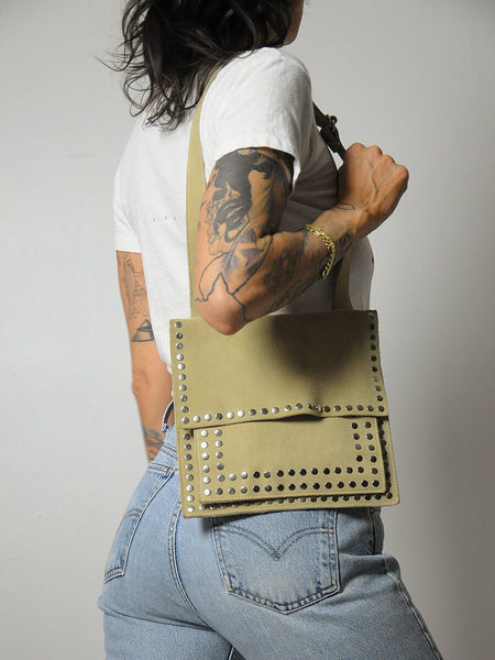 1970's Studded Suede Bag