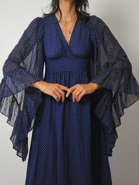 1970's Belinda Polka Dot Dress