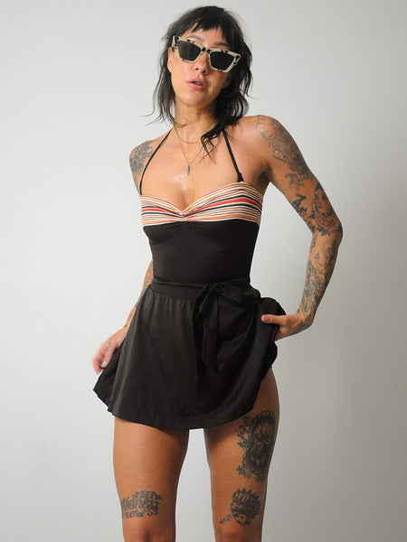 1970's Coco Skirted Swimsuit