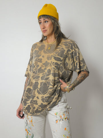 1980's Thin Faded Camo Tee