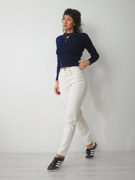 1990's Ivory Limited Jeans 26x30