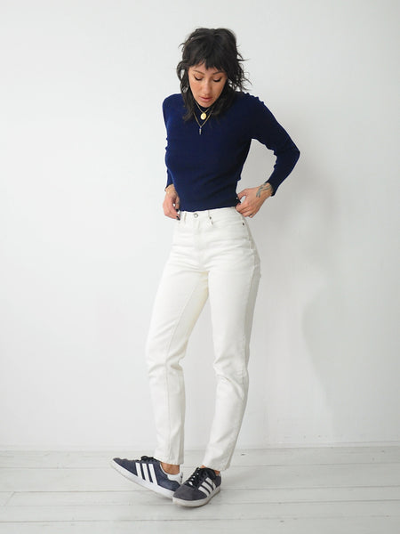 1990's Ivory Limited Jeans 26x30
