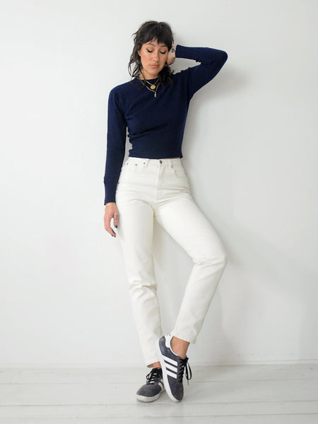 1990's Ivory Limited Jeans 26x30