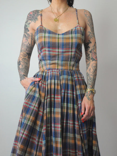 Ralph Lauren Madras Plaid Sundress