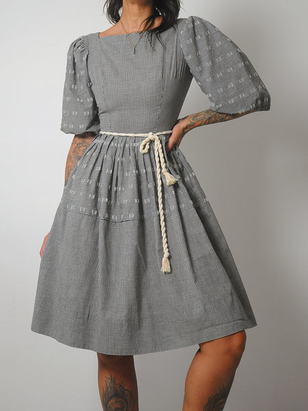 1950's Puglia Checkered Dress