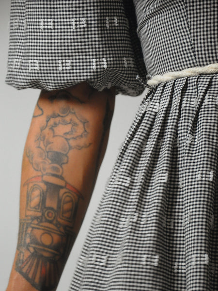 1950's Puglia Checkered Dress