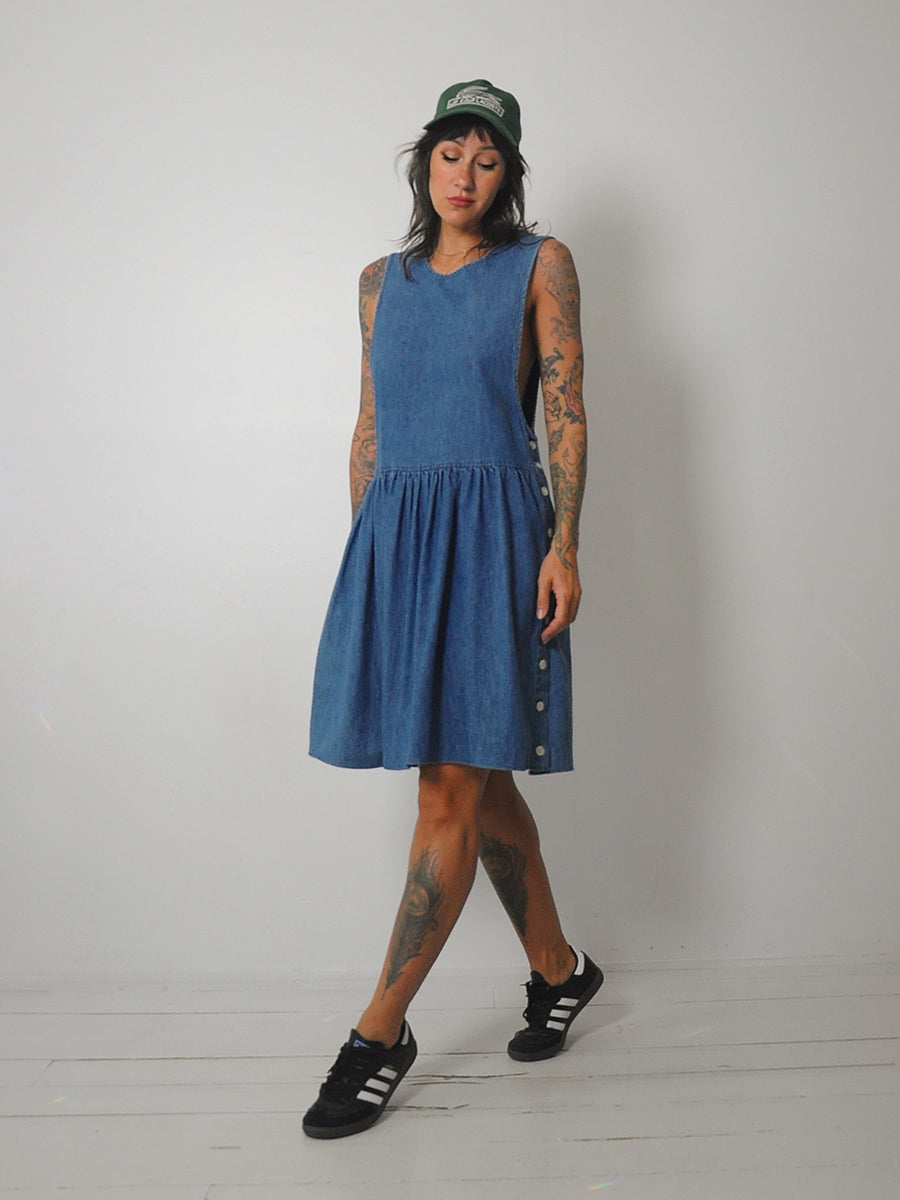 1990's Eddie Bauer Denim Dress