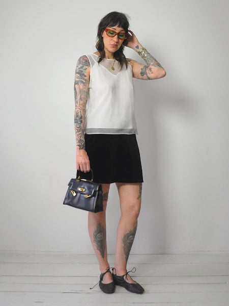 1990's Sheer Layered Blouse
