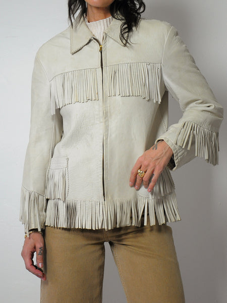 1940's Nuñez Leather Fringe Jacket