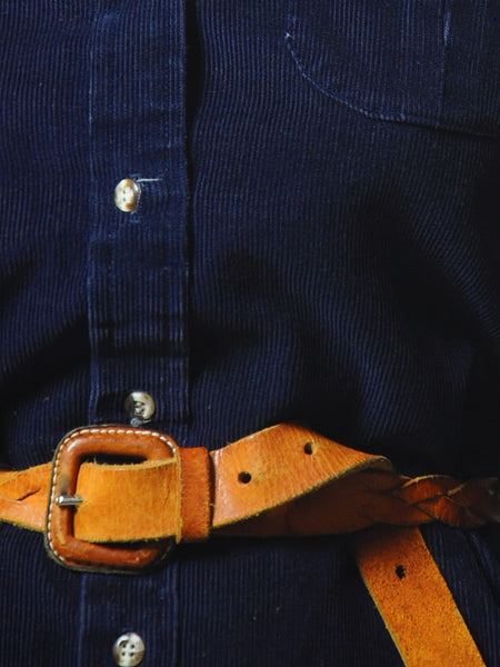 1970's Braided Leather Belt