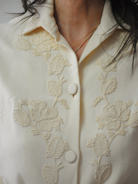1950's Anne Fogarty Embroidered Jacket