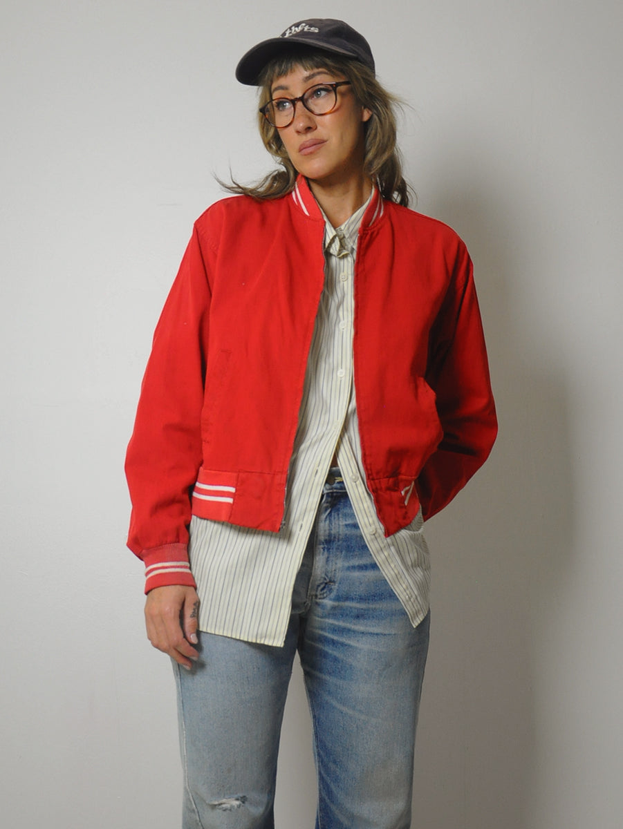 1950's Red Campus Varsity Jacket