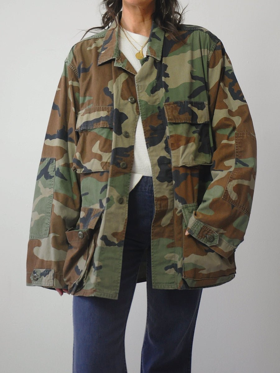 Oversized Camouflage Jacket