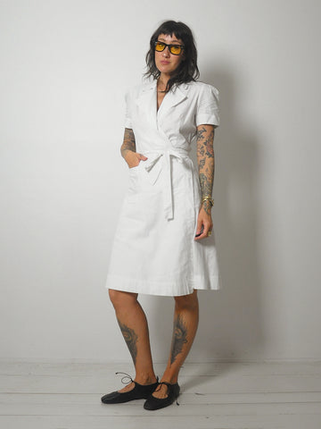 WWII Magicoat Nurse Wrap Dress