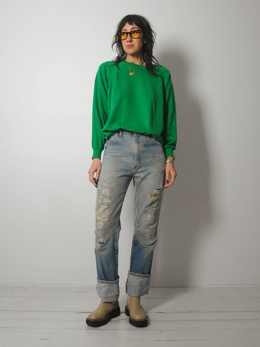 1970's/80's Destroyed Rustler Jeans 30x33