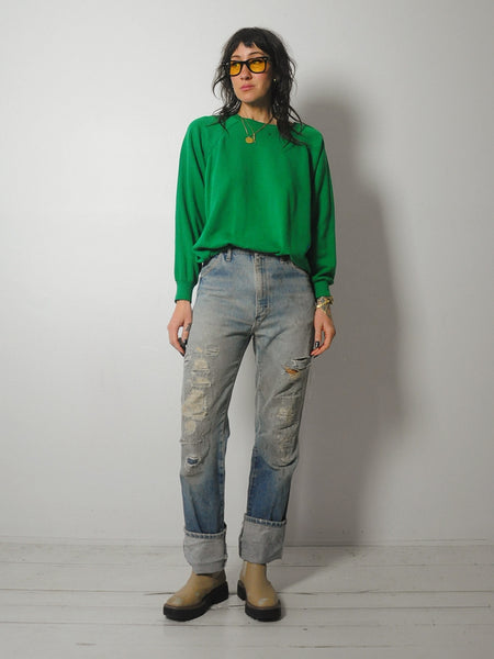 1970's/80's Destroyed Rustler Jeans 30x33
