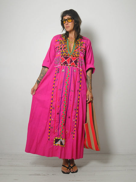 1970's Portia Embroidered Dress