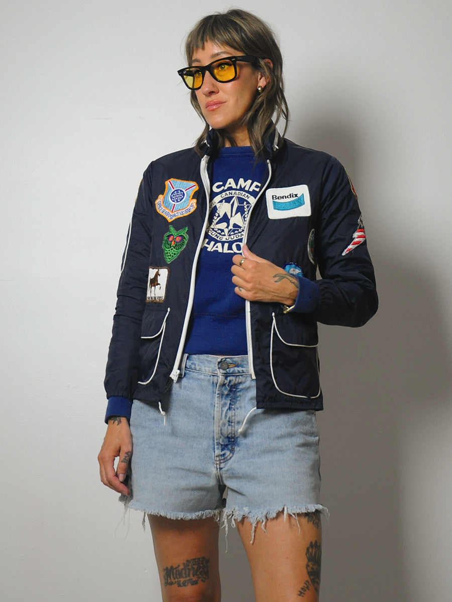 1970's Patched Nylon Jacket