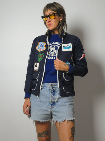 1970's Patched Nylon Jacket