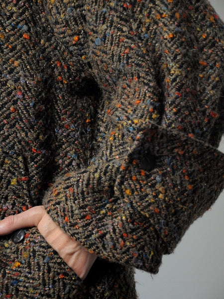 Anne Marie Beretta Wool Tweed Coat