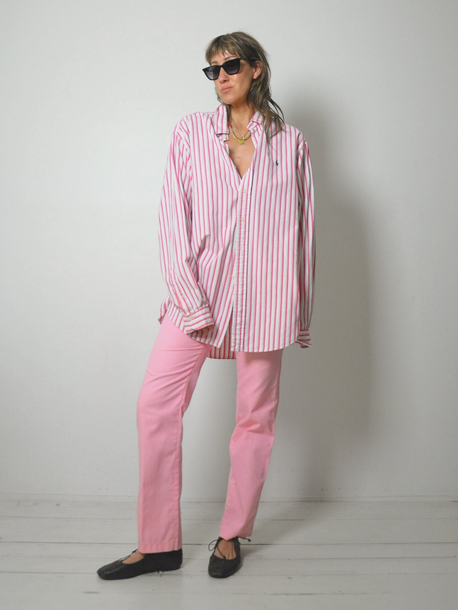 Pinstriped Ralph Lauren Unisex Shirt