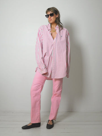 Pinstriped Ralph Lauren Unisex Shirt