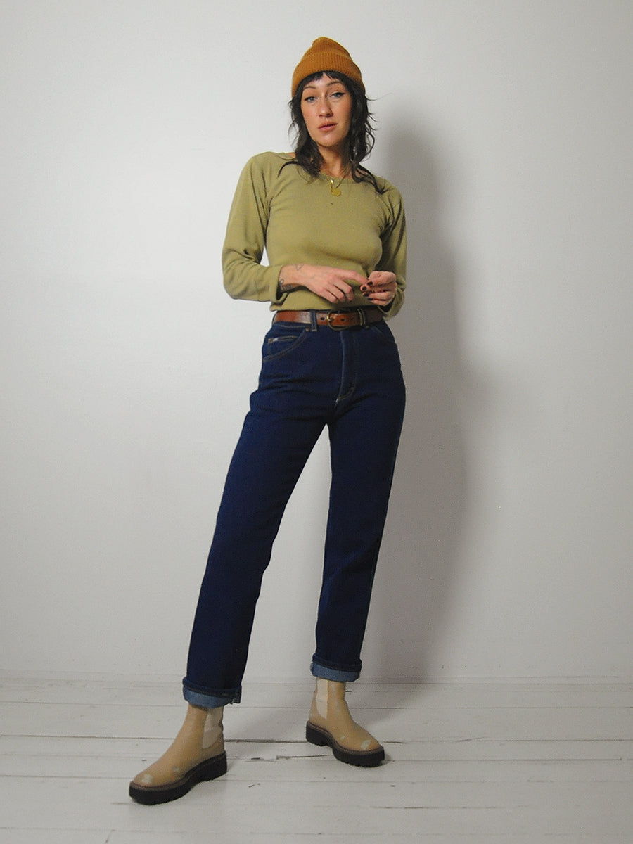 1980's Indigo Lee Jeans 31x30