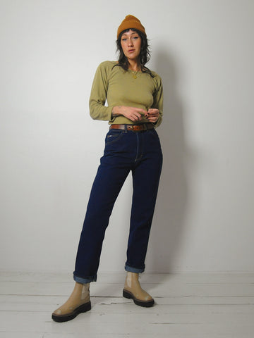 1980's Indigo Lee Jeans 31x30