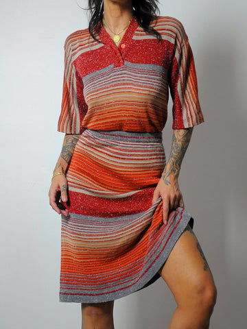 1970s Space Dyed 2 Piece Set