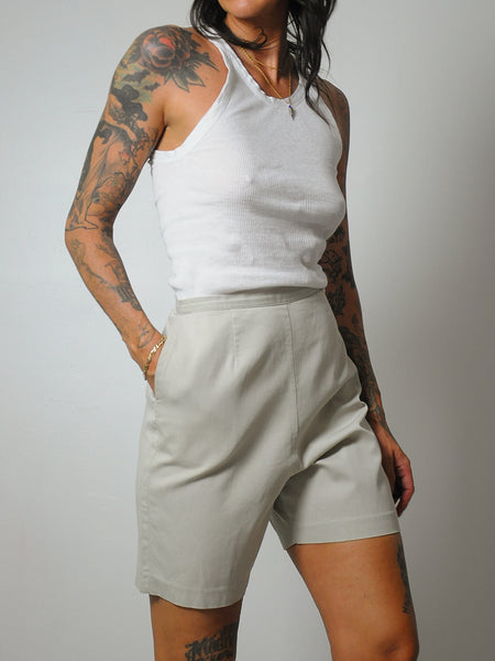 1950's Oyster Side Zip Shorts