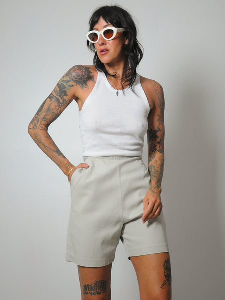 1950's Oyster Side Zip Shorts