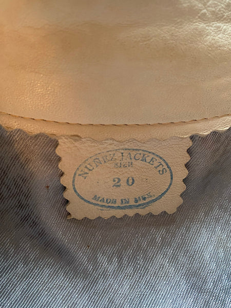 1940's Nuñez Leather Fringe Jacket