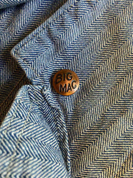 1960's Big Mac HBT Denim Coveralls