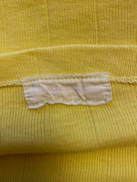 1940's Lemon Ribbed Boatneck Tee