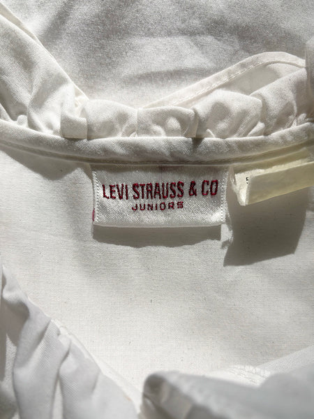 1980's Levi's Puff Shoulder Blouse