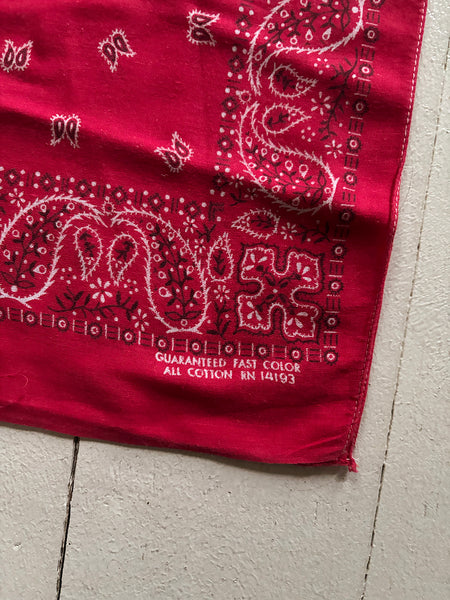 1970's Guaranteed Fast Color Bandana