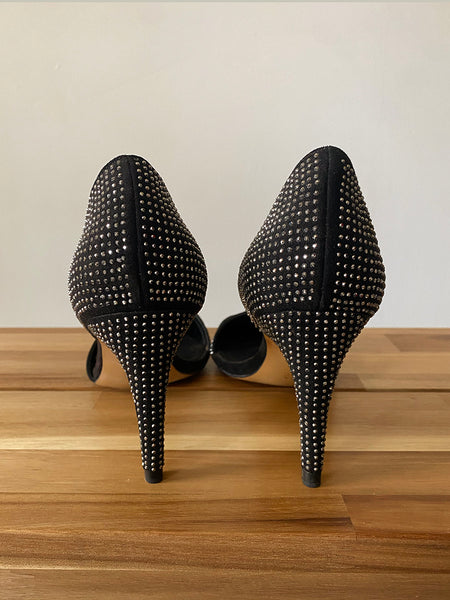 Zara Studded Kitten Heels 38