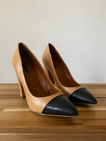 Zara Chanel Dupe Heels 39