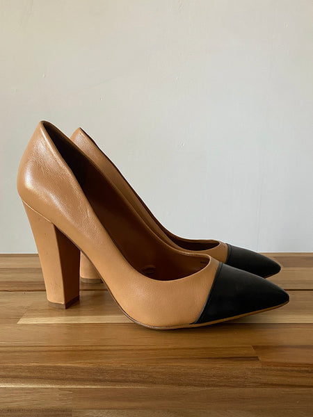 Zara Chanel Dupe Heels 39