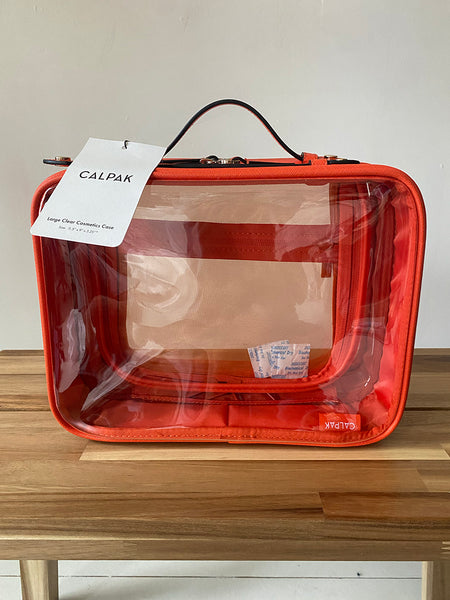 Calpak Large Clear Cosmetics Case