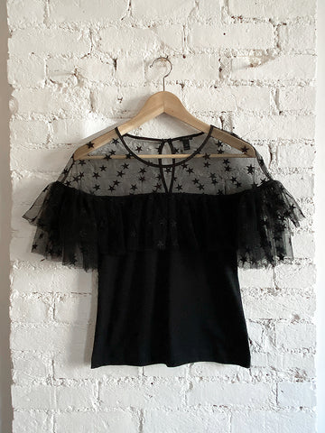 J.Crew Star Tulle Top