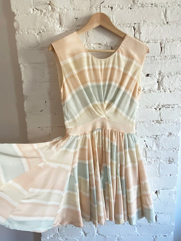 Anthro. Paper Crown Silk Dress